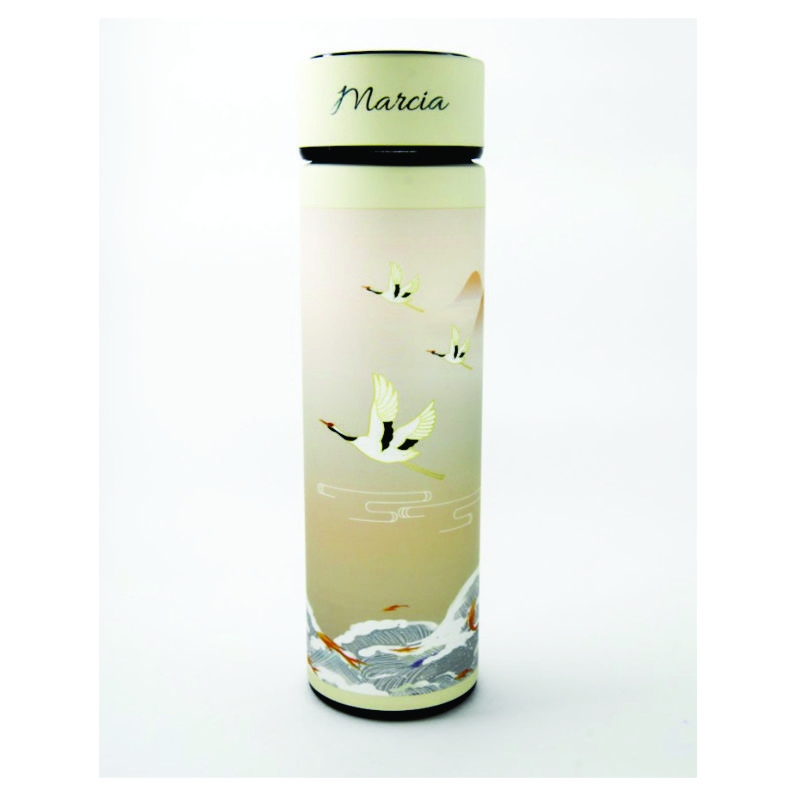 Garrafa Térmica Em Aço Inox Com Termômetro Led Digital