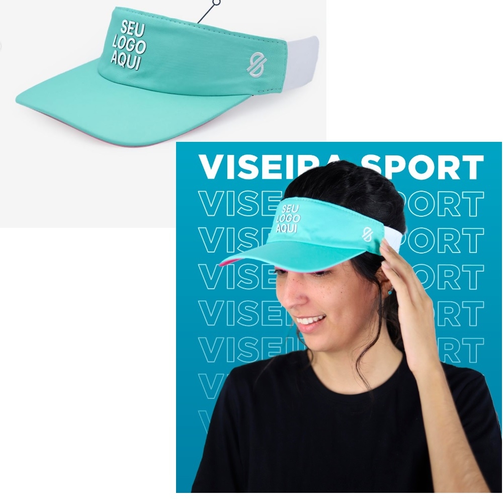 Viseira com elástico