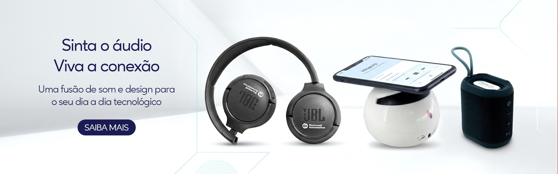 Fone de ouvido + Caixa de som